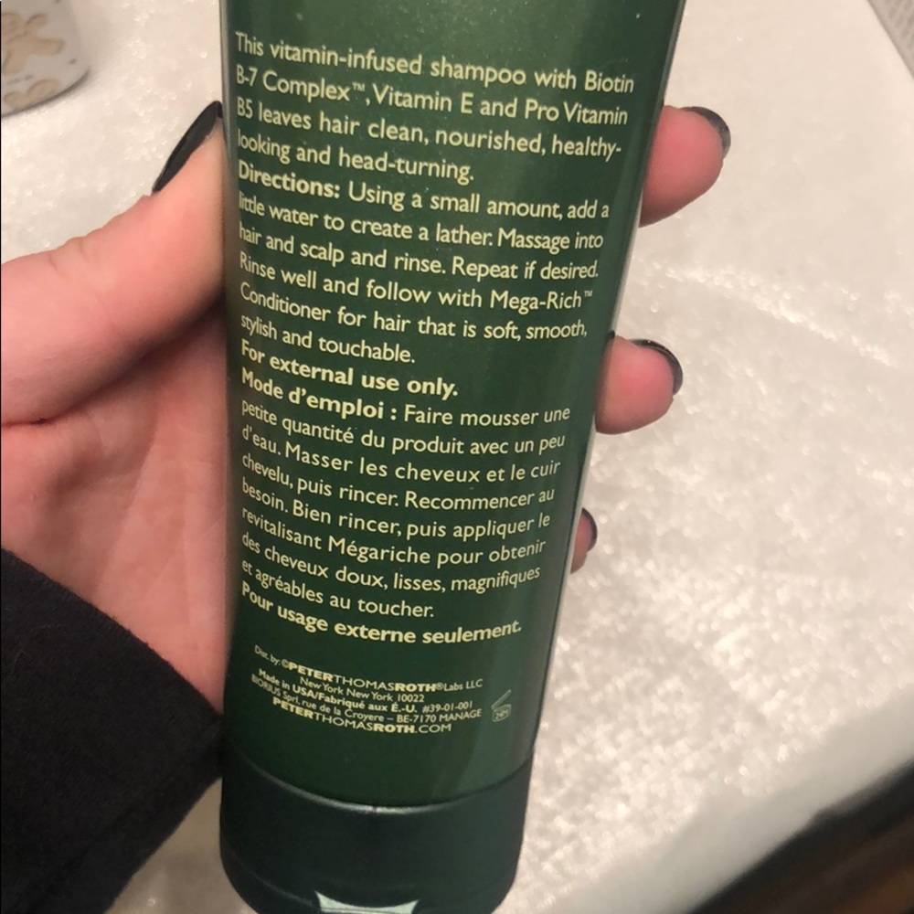 BNIB PETER THOMAS ROTH 8oz SHAMPOO - Picture 2 of 4
